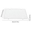 Silver Food Drying Rack Rectangular BBQ Cooling Rack Kitchen Gadget Baking Cooling Rack  Oven