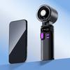 K827 Handheld Fan Home Outdoor Fast Heat Dissipation 199-Gear High Speed Fan with Wind Gear Digital Display