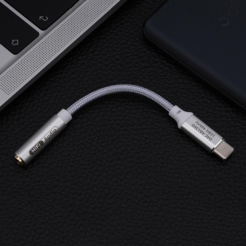 Type C To 3.5Mm Hifi Dac Headphone Amplifier Cx31993 Chip Usb C Audio Decoder Amp Adapter Dac Amplifier For Iphone 16/Android