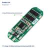 1Pcs 3S 12.6V Lithium Battery Charging Protection Board 10A No Equalization Bms Protection Board On The Same Port