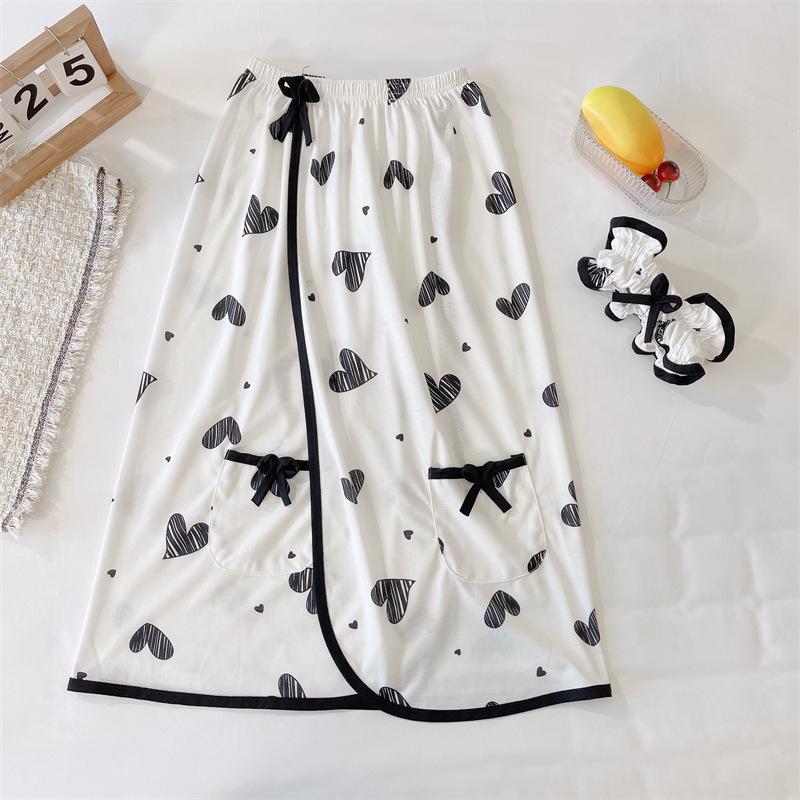 Letnia piżama damska: Codzienny, Wygodny Ręcznik Bandeau i Szlafrok Kąpielowy do Sauny