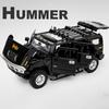 1/24 Hummer H2 Legierungsauto Modell Diecasts Metallspielzeug Fahrzeuge Hohe Simulation Sound Licht Sammlung Kinder Exquisite Geburtstagsgeschenke