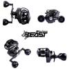 Abu Garcia Beast LP Beast 400 High Gear Baitcasting Reel Low Profile Bass Saltwater Monster Fish Big Game Left-Handed