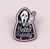 Punk Grim Reaper Cartoon Brooch Accessory