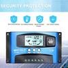 Y&H 60A MPPT Solar Charge Controller 12V/24V Solar Controller with Dual USB, LCD Display, Multiple Protection Functions, Solar Panel Charging, Compati