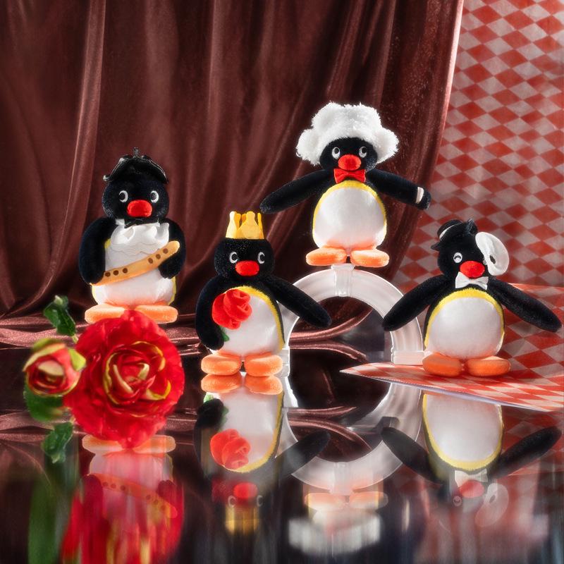 Youmai Pingu Pinguin Plüsch Schlüsselanhänger - Niedlicher Prinz Gans Charm Serie