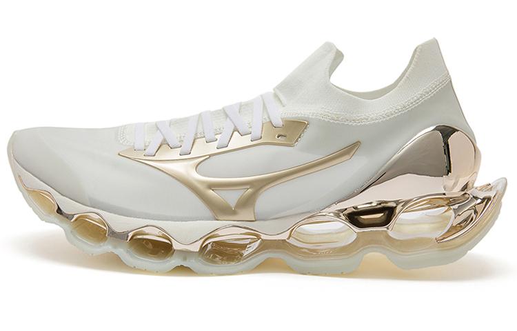 Herren Sneaker Mizuno Wave Prophecy Hajime Sorayama Champagner Gold Weiß/Champagner Gold 38 white
