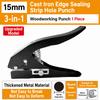 Metal Circle Hole Puncher 8-15mm Hole Punching Tools Creative Eyelet Puncher