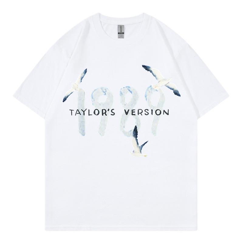New Men's Taylor Swift Cotton Printed Men's and Women's Short Sleeve Crew Neck T-Shirt