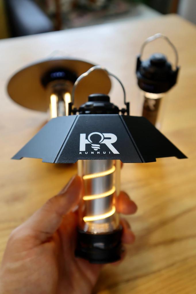 New! BATOT LED Camping Lantern with 5 Lighting Modes, 3000mAH Battery, Rechargeable Flashlight, Stepless Dimming, IPX4 Waterproof and Dustproof, Magne