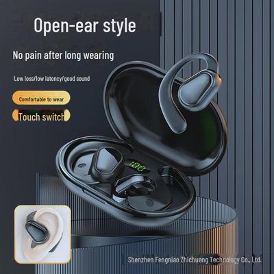 Casque de sport Bluetooth sans fil avec autonomie ultra-longue et conception confortable à suspendre à l'oreille