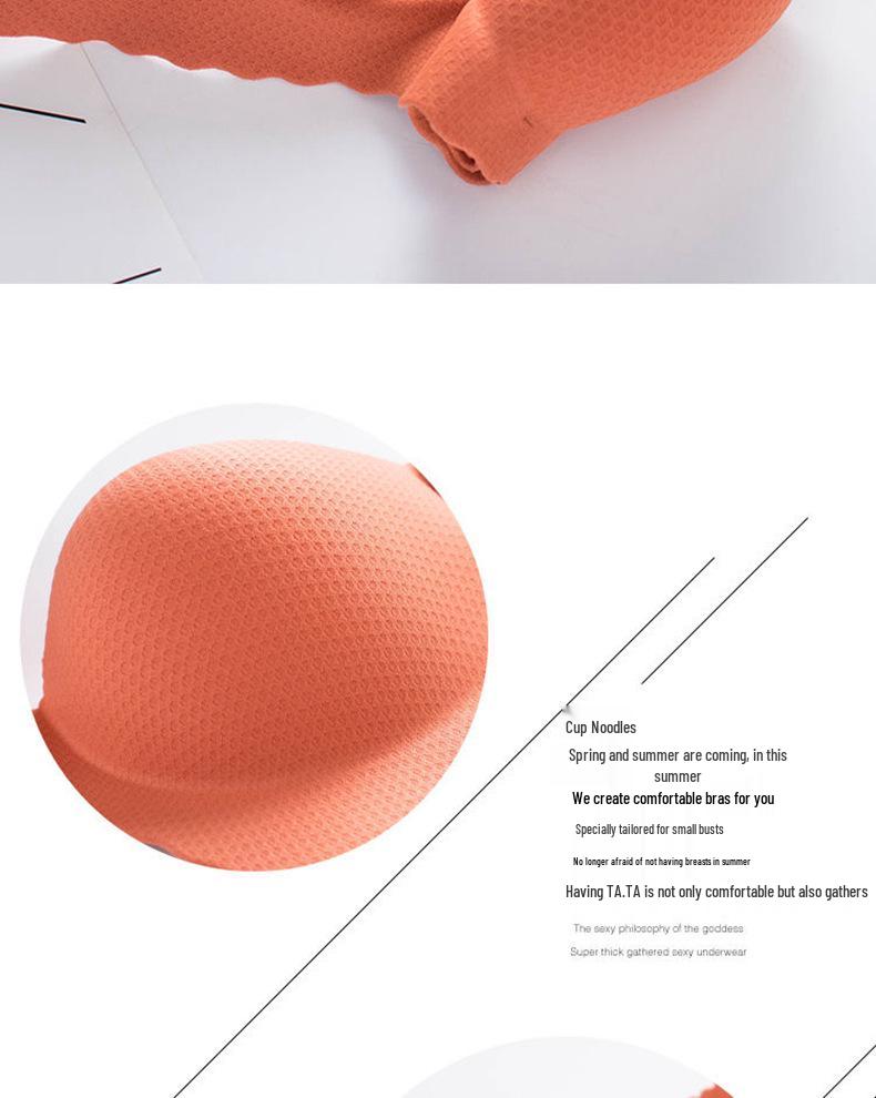 Ultra-Dicker 6cm Gepolsterter BH für kleinere Oberweiten - Ohne Bügel, Anti-Hänge-Effekt, A-Körbchen Dessous für Damen