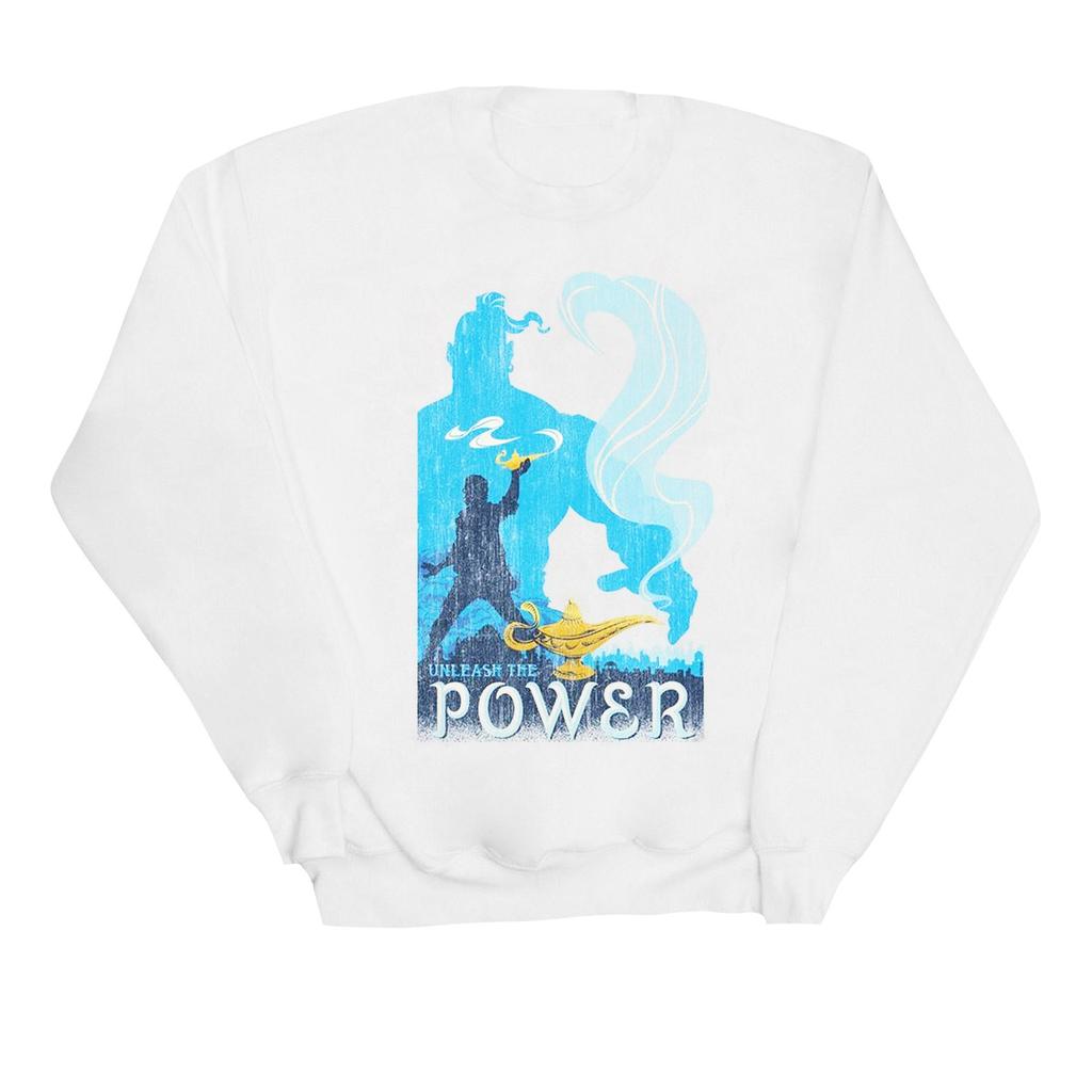 Disney Girls Aladdin Movie Unleash The Power Sweatshirt