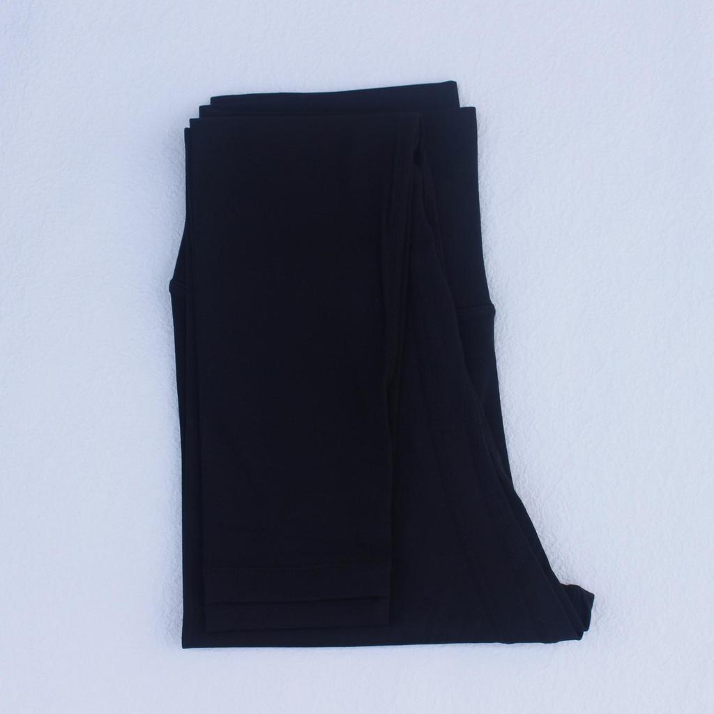 LULU Women's High-Waist Yoga Leggings with Pocket for Long-Leg Look