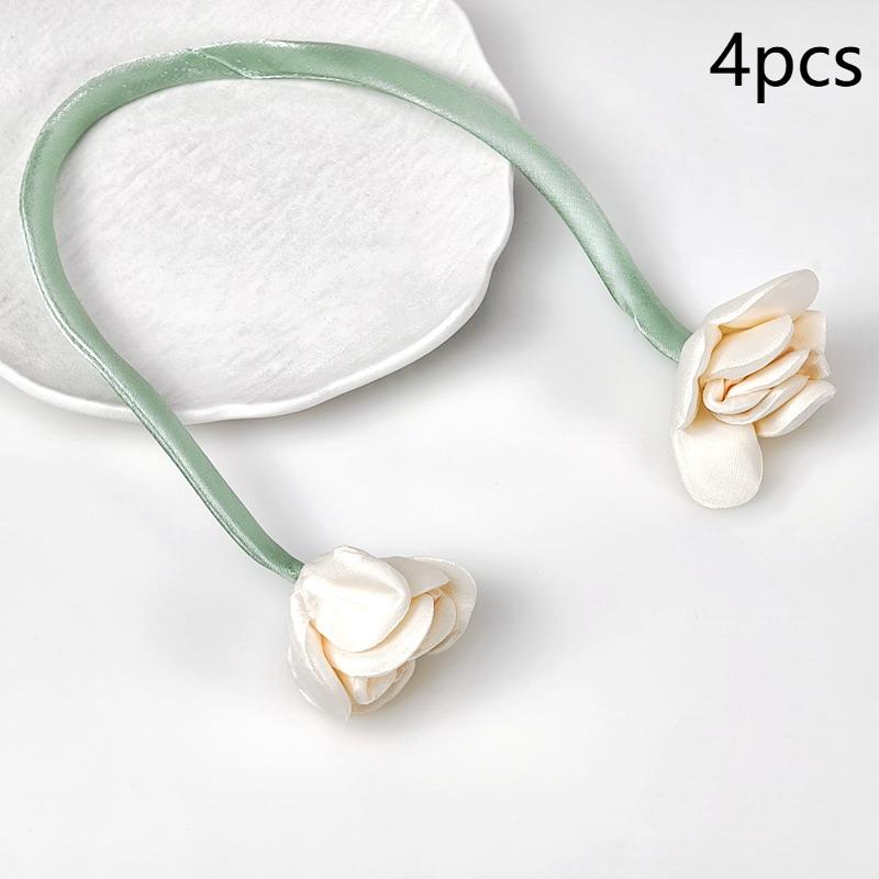 

Rose Long Rope Curtain Ornament, Decorative Flower Appliqué, Sequined Embroidery Crochet Appliqué, Clothing Accessories A10