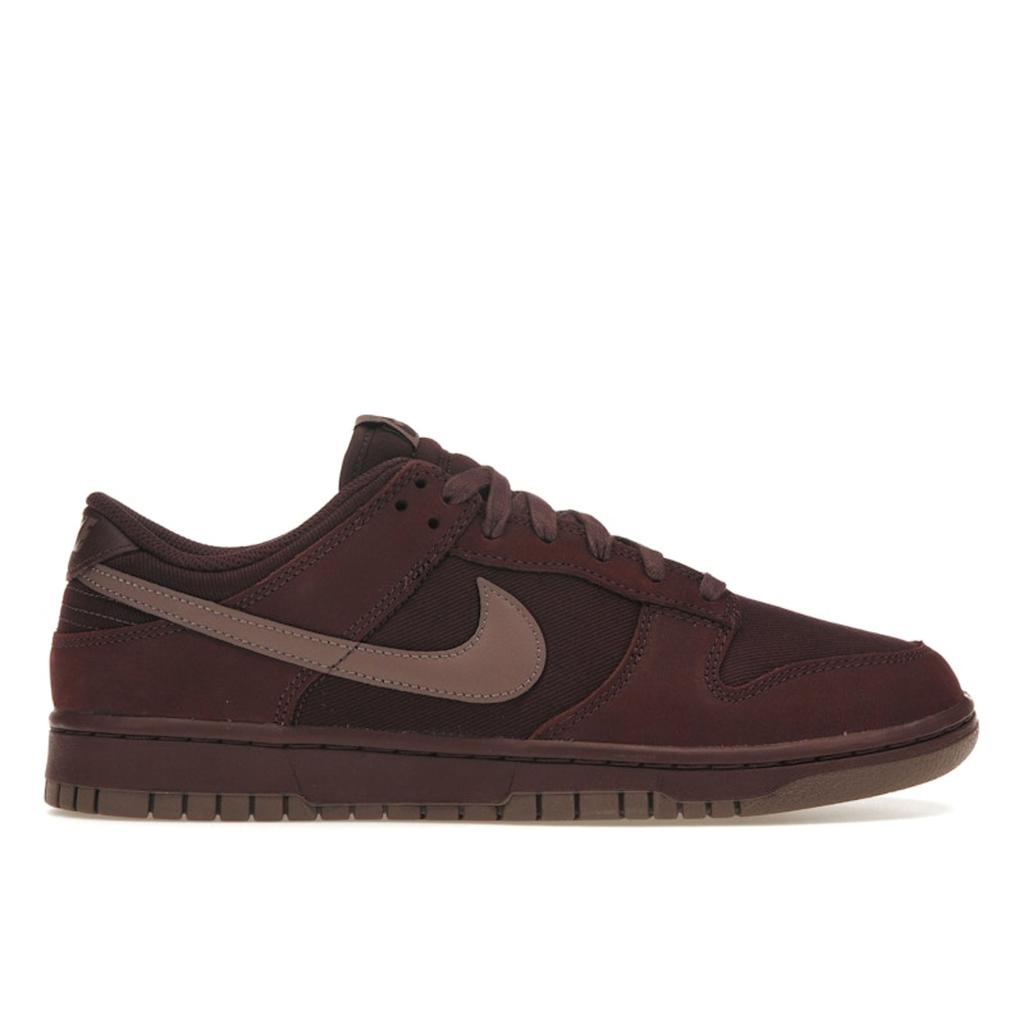 Nike Dunk Low Premium Burgundy Crush Men Sneakers Red Plum-Eclipse Platinum-Tint FB8895-600