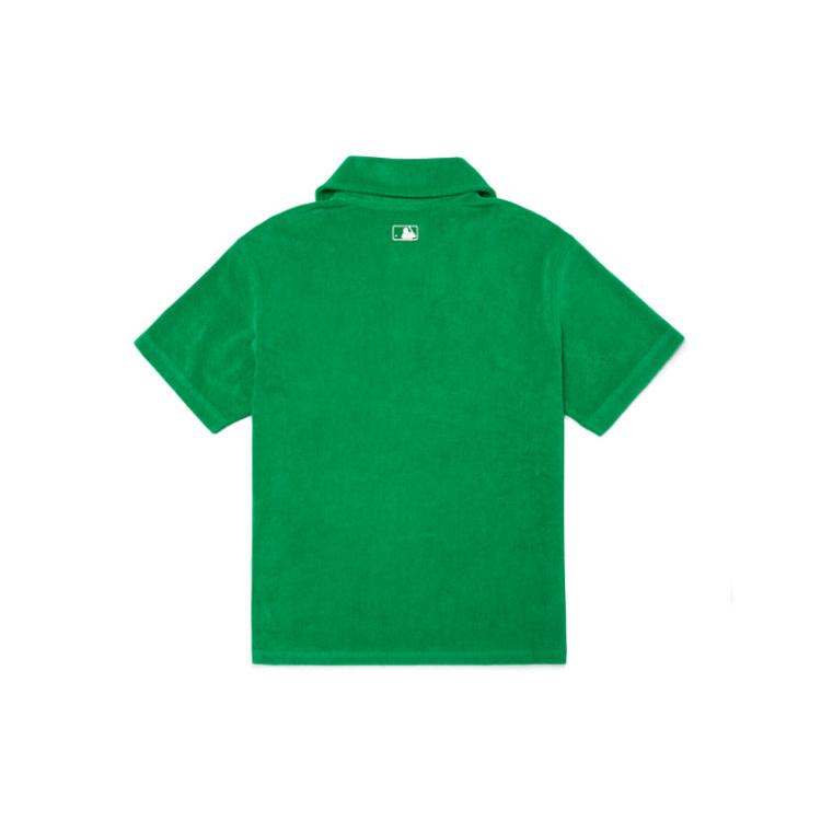New MLB Polo Shirts Women's Green 3FPQ61023-07GNL