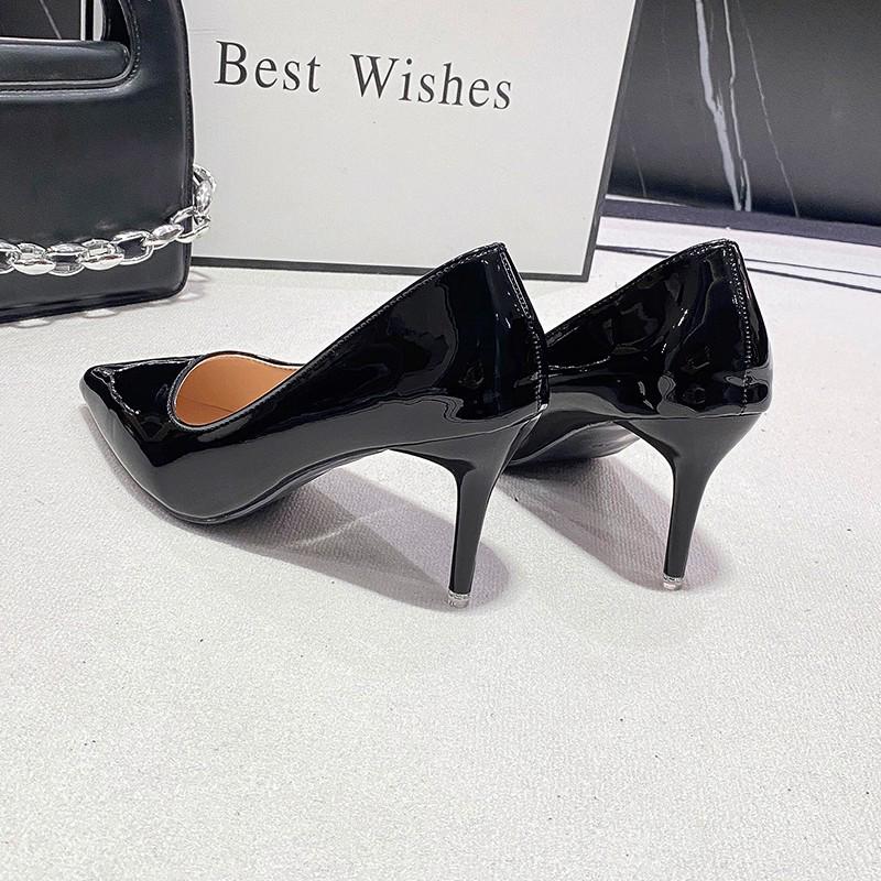 Women s Pointed-Toe Slip-On High-Heeled Shoes - Spring 2024 Collection 37