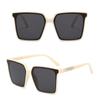 Punk Square Frame Sunglasses Sun-Protective UV Resistant Eyewear  for Women Men