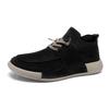 Men's shoes new spring one-pedal loafers beanie shoes black non-slip work shoes men's casual sports shoes