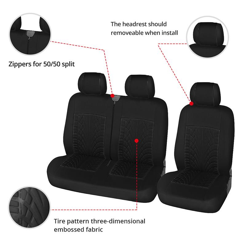 AUTOYOUTH 2+1Car Seat Covers Universal For Most Car Seat Protector Cover Auto Interior Accessories Automobiles Seat Covers
