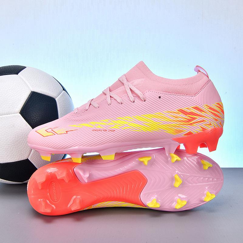 2026 Summer High-Top Football Boots for Youth & Adults - FG Studded for Competitive Training