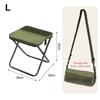 Foldable Backpack Stool Portable Folding Stool With Carry Bag Lightweight Mini Easy Carry Outdoor Chair For Travel