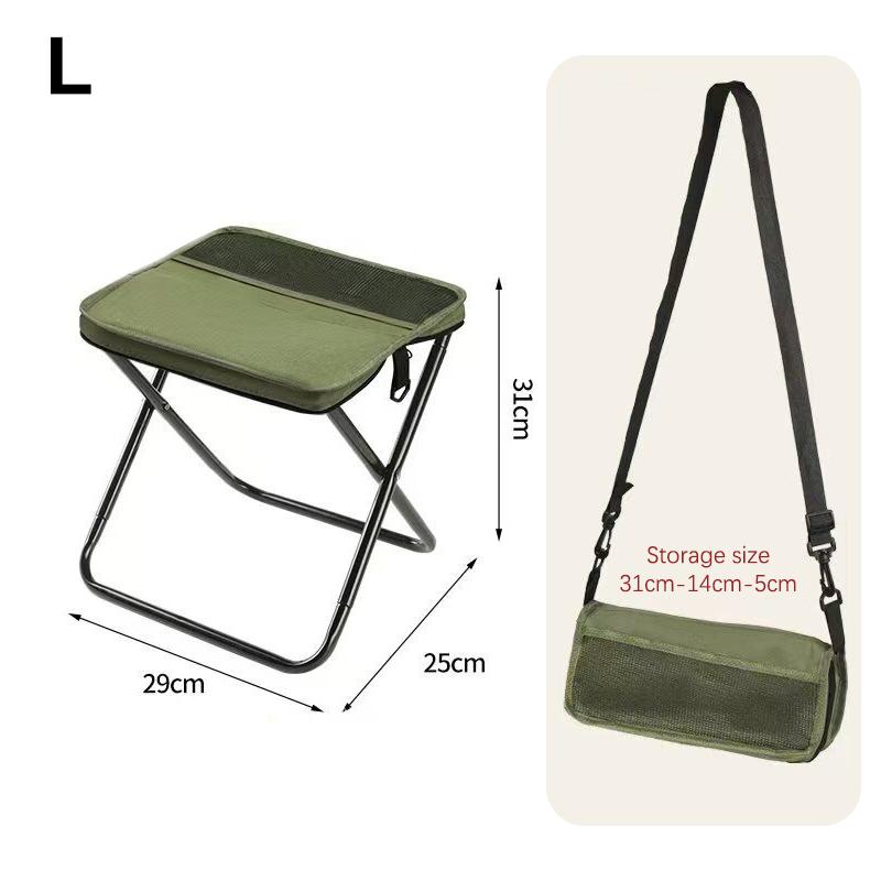 Foldable Backpack Stool Portable Folding Stool With Carry Bag Lightweight Mini Easy Carry Outdoor Chair For Travel