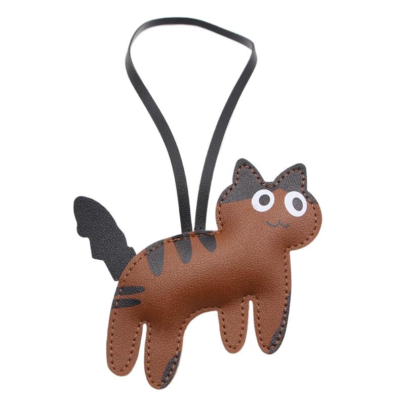 1PC/2PCS Ornament Mobile Phone Pendants Keychains Gifts For Cat Lovers Cartoon Shape Clothing Accessories Multicolor