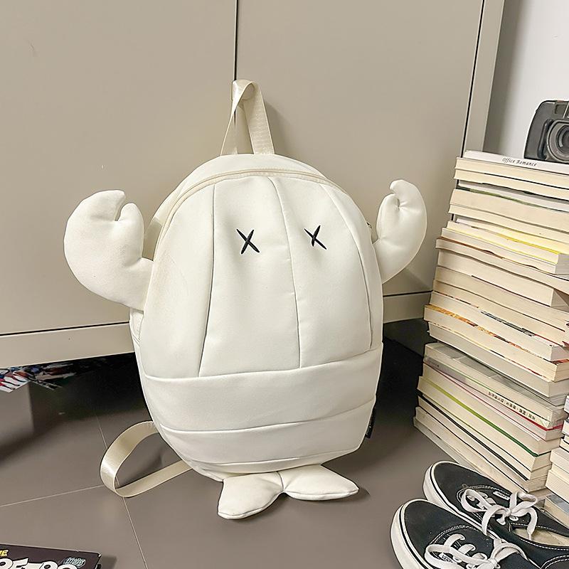 Sac à dos Écrevisse Drôle Personnalité Marque Tendance Hommes et Femmes Sac pour Casque de Vélo Sac à Dos de Voyage Grande Capacité