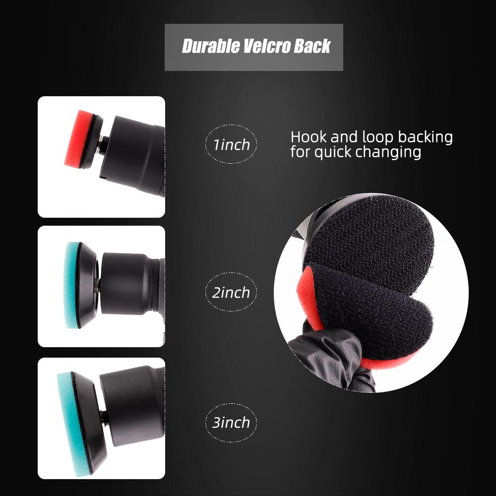 SPTA 12V akumulatorowa mini polerka samochodowa RO/DA, zabójcza dla mikrozarysowań, akumulatorowa polerka do szczegółów z regulacją prędkości i 1 baterią