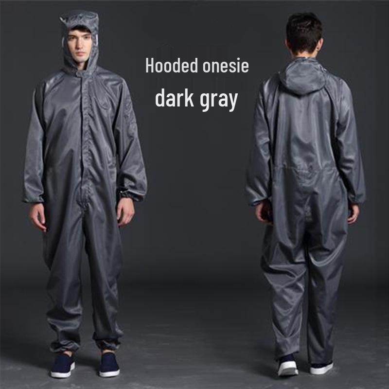 

Пылезащитный комбинезон с капюшоном, закрывающий все тело, с минеральной ватой, антистатический, идеально подходит для работы с пищевыми продуктами, покраски распылением и сельского хозяйства для мужчин и женщин.