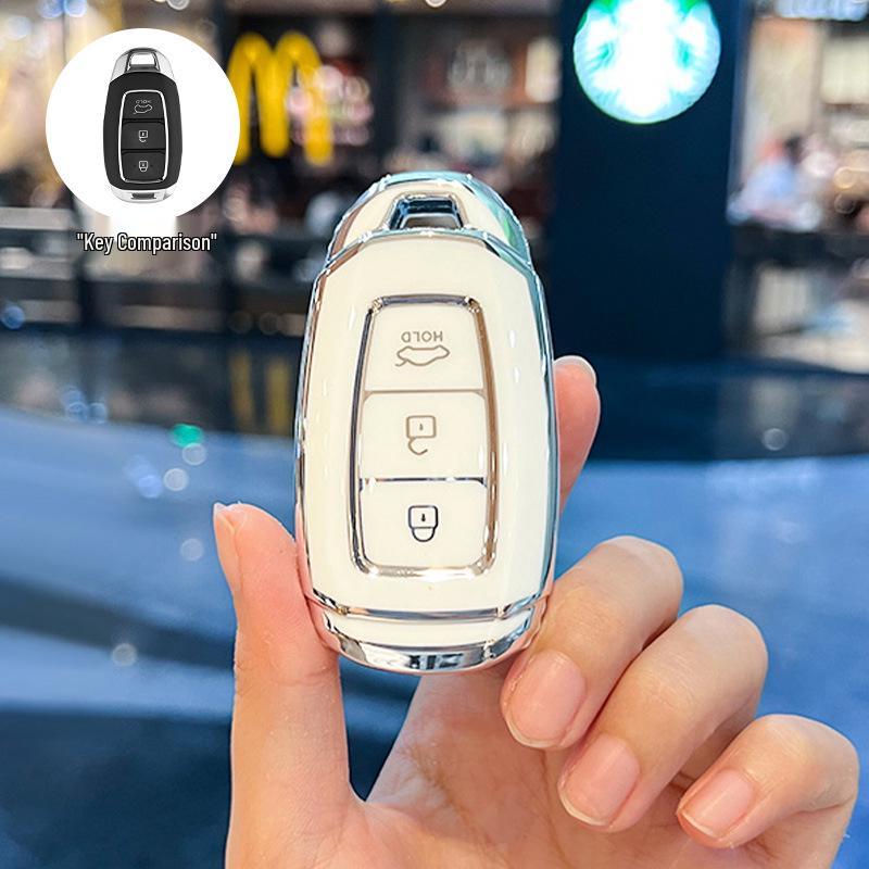 Modern ix35, Elantra ix25 Key Case: Compact Car Shell Buckle for Elantra, Lingdong, Mingtu, Langdong & Verna Models