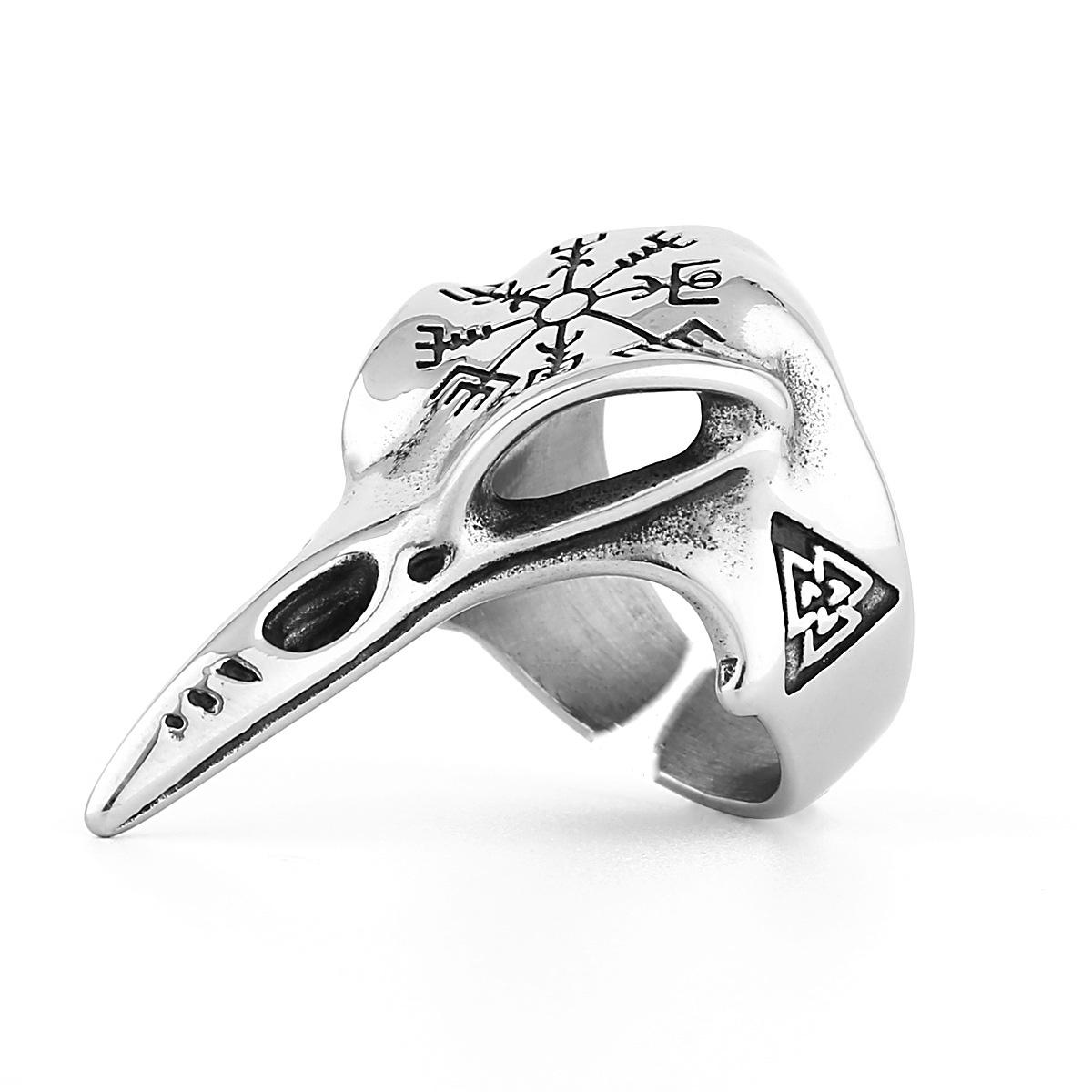 

Ретро Кольцо Ворона Одина для Мужчин Сплав Цинка Цвет Панк Готика Регулируемое Кольцо Ручной Работы Рок Хип-Хоп Байкер Циркон Аксессуары Мужской Подарок resizable