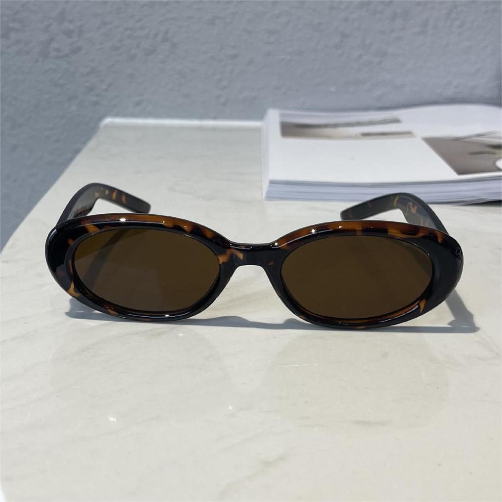 New Sunglasses Female Tide Cross Leg Advanced Glasses Star Oval Sunglasses Male Sunglasses Female Sunglasses Women's Sunglasses