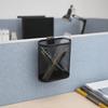 Hook On Style Wall Mount Pen Holder Metal Desk Side Pen Organizer  Refrigerator Side Holding