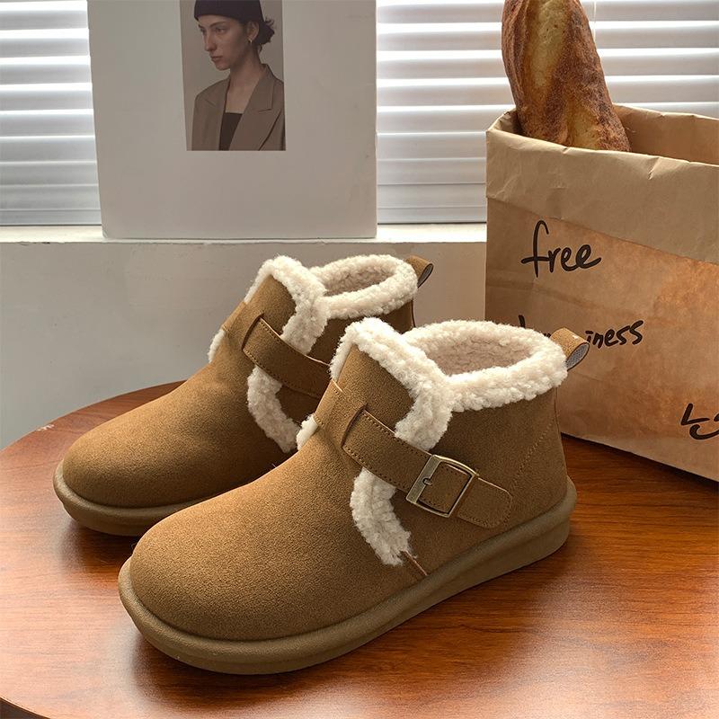 New product hot sale winter new snow boots women's warm velvet short boots 2523
