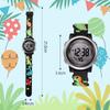 Kinderuhr Bestes Geschenk für Kinder 3-11 Jahre Dinosa 3D Cartoon Wasserdicht Geburtstagsgeschenk Kinder Armbanduhr