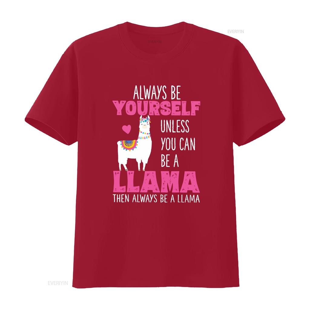 Cute Funny Llama T Shirt Llamas Lover S Girls Women  Vintage Washed Stretched Casual Top For Everyday Wear Slightly Soft Unisex