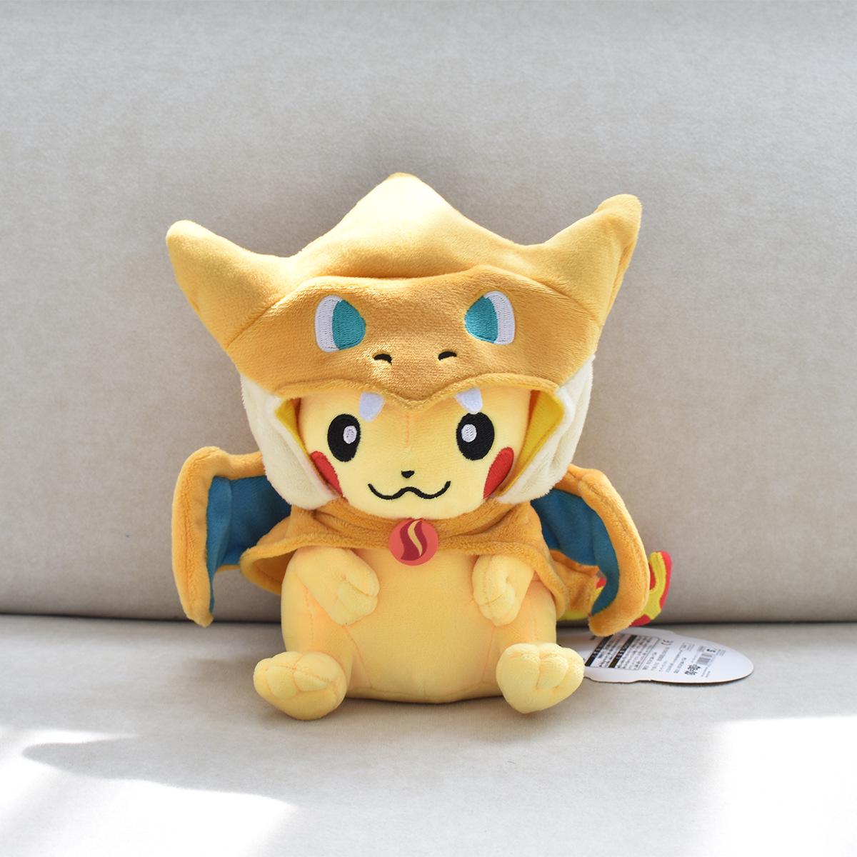 

23cm Halloween Pikachu in Charizard, Snorlax, Lucario, and Slowpoke Disguises Plush Doll 23-32cm