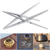 Alcohol Stove Internal Bracket Stainless Steel Portable Alcohol Stove Bracket Detachable Camping Pot Stand for Family Picnics