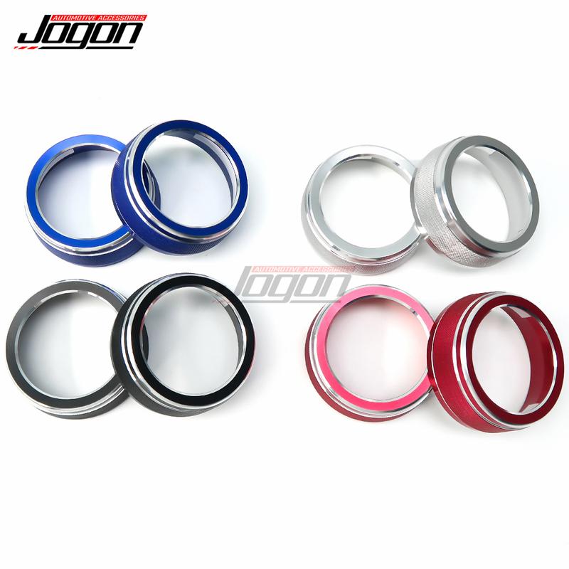 Car Interior Air Vent Conditioning Knob Conditioner Switch Control Ring Cover Trim For Toyota RAV4 XA50 - Accessories