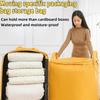 Large Capacity Moving Packaging Bag 100L Waterproof Woven Clothes Organizer for Dormitory Home Packing Storage