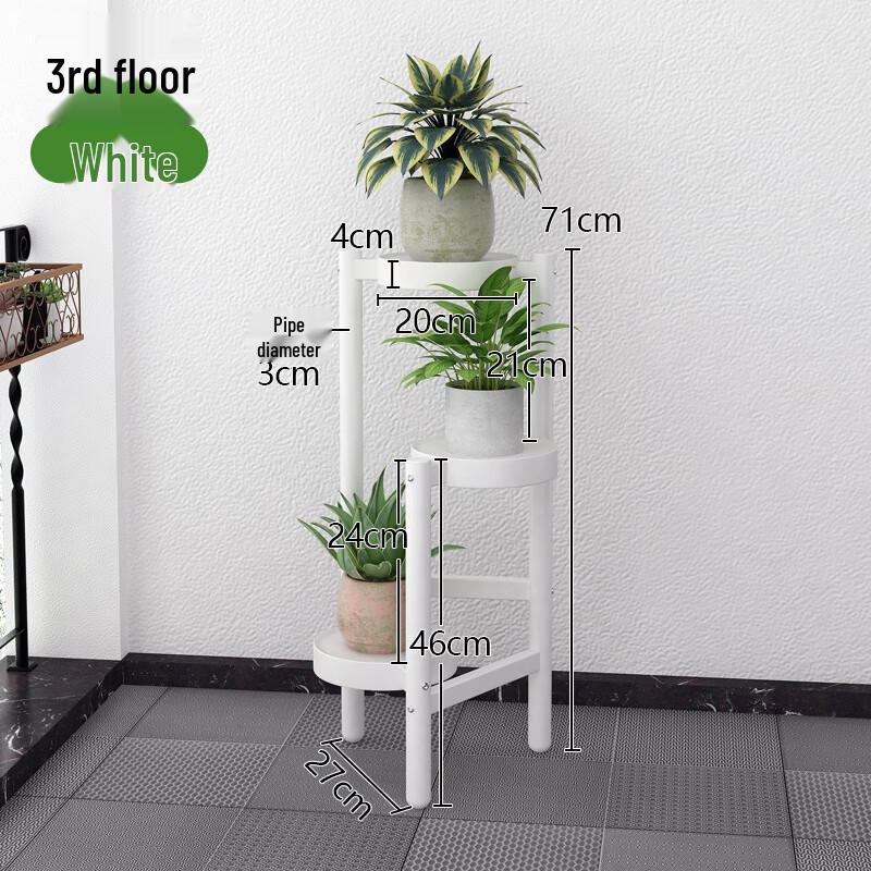 Iron Art Multi-layer Floor Flower Stand