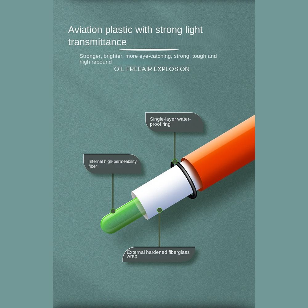 1pc Induction Fishing Float Light Luminous Night Fishing Float Top  Night Fishing