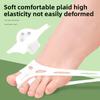 New Five-hole Toe Splitter, Thickened Plantar Ventilation, Shock Absorption and Pressure Relief Massage Forefoot Half-yard Pad, Hallux Valgus Orthosis