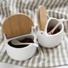 Nordic Ceramic Seasoning Pot Household Seasoning Pot Spice Pot Salt Pot Kitchen Household Seasoning Container Spice Jar