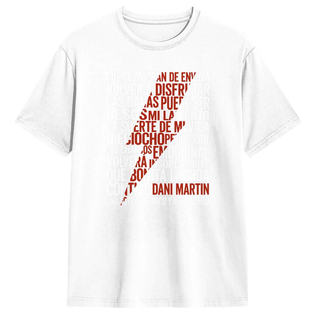 Men's Dani Martin Lo Que Me De La Gana Tour T Shirt  Cotton Tops Casual Short Sleeve Crewneck Tee Shirt Gift Idea T-Shirts