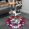 1pc Gundam Series Office Round Area Rug, Indoor Mat Suitable For Office,Bedroom Living Room Home Decor, Room Deco a0926117
