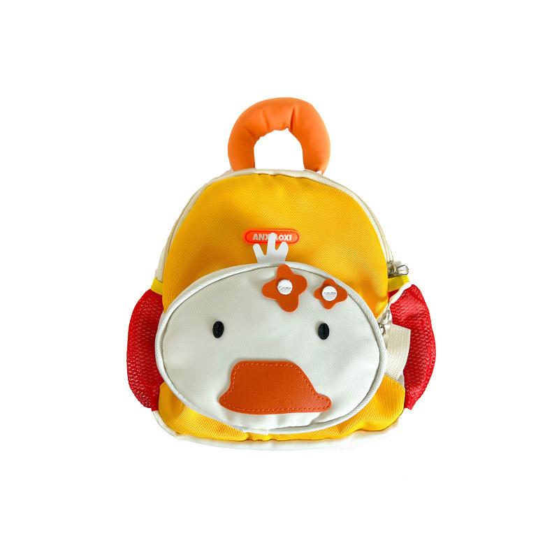 Adorable Cartoon Toddler Backpack For Boys And Girls Breathable Nylon Preschool Bag жёлтый